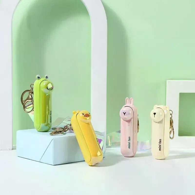 Портативний складний вентилятор Cute Mini Fan Зелений