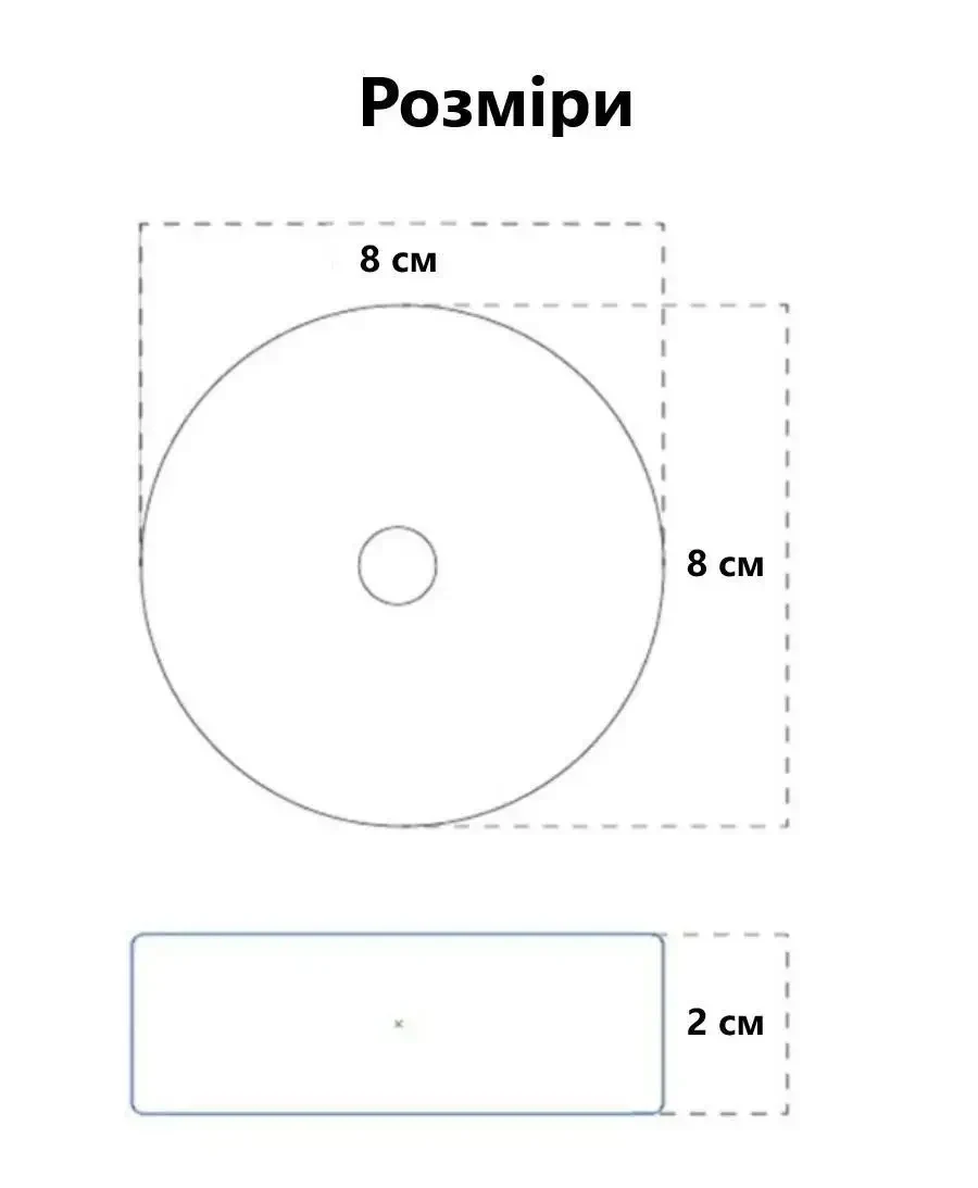 LED Нічник світильник з датчиком руху з кнопкою (Холодне біле світло) — вбудований акумулятор, TYPE-C