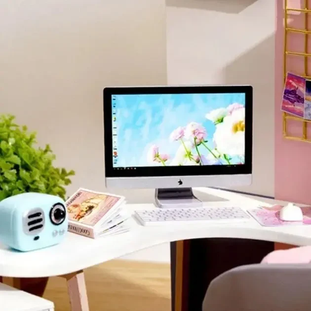 Конструктор 3D Румбокс Corner of Happiness (Мила кімната) з LED-підсвіткою та пилозахисним ковпаком