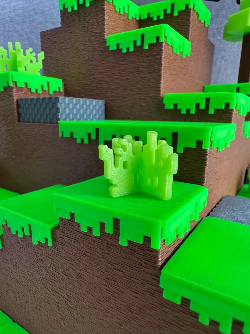 3D Підставка для зберігання всієї колекції фігурок Kinder Joy Minecraft Кіндер Джой, Display Stand для 28 фігурок Майнкрафт