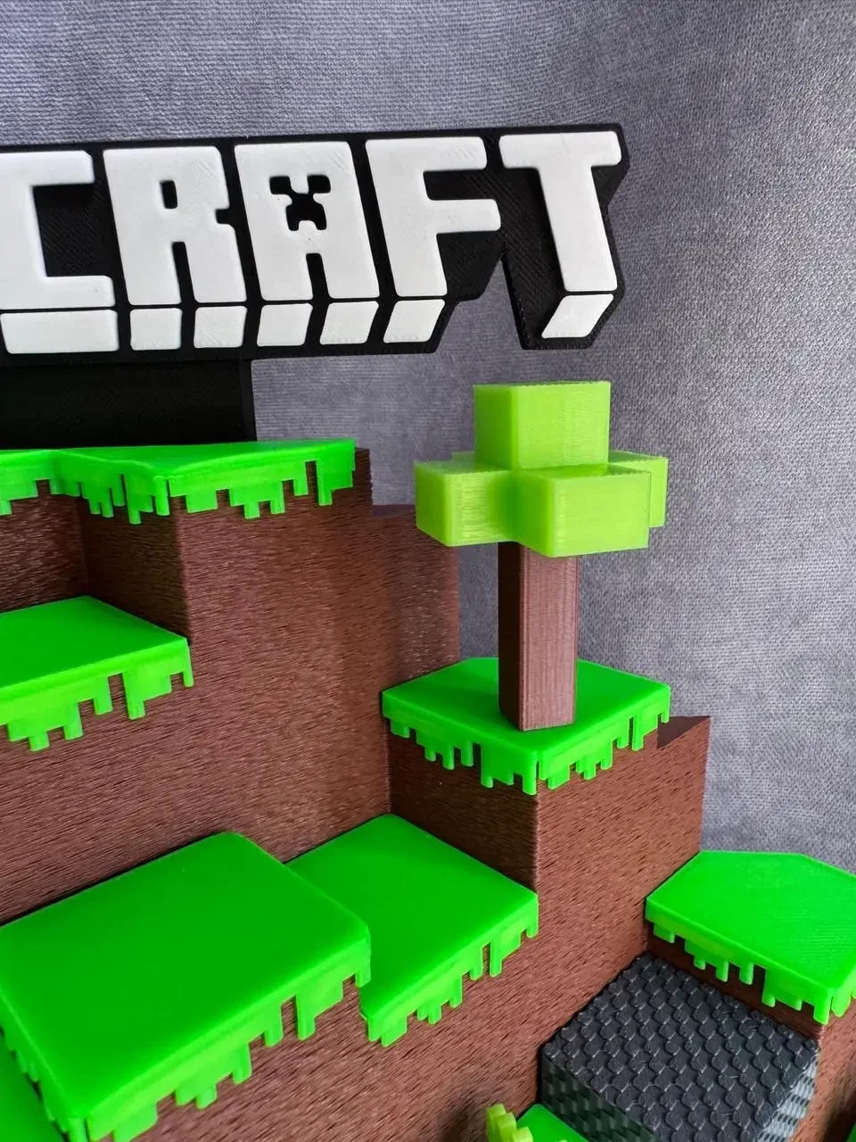 3D Підставка для зберігання всієї колекції фігурок Kinder Joy Minecraft Кіндер Джой, Display Stand для 28 фігурок Майнкрафт