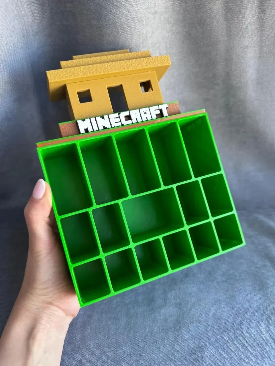 Підставка для зберігання всієї колекції фігурок Kinder Joy Minecraft Кіндер Джой, Display Stand для 28 фігурок Майнкрафт