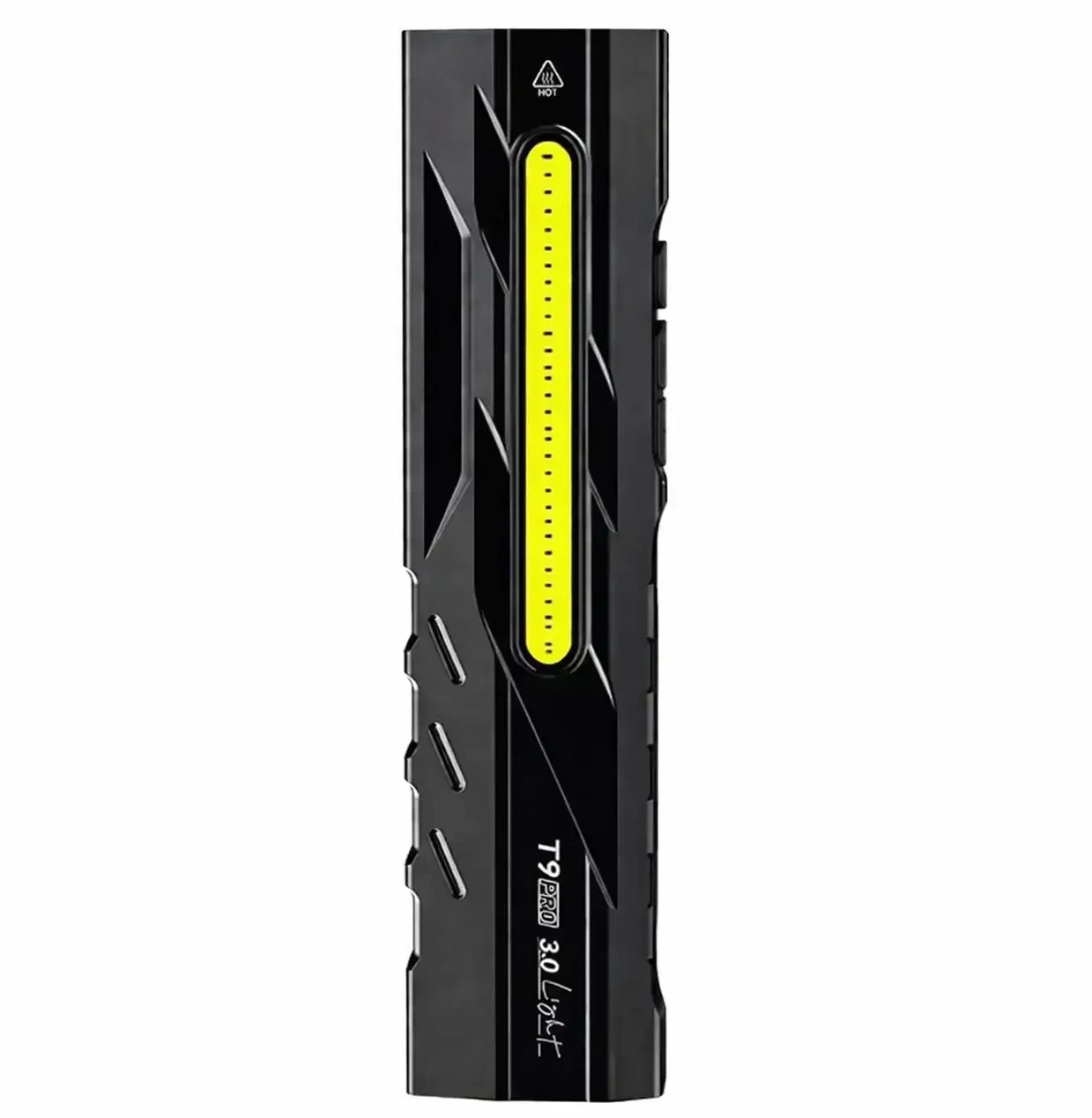 Ліхтарик металевий Warsun T9 PRO 3.0 1500LM EDC — компактний, магнітний, з UV та COB світлом, Type-C, Чорний